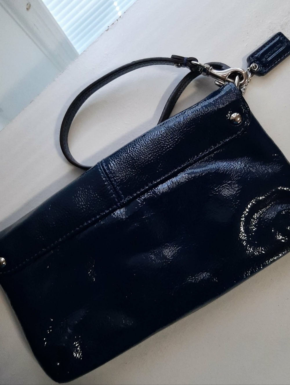 COACH "Chelsea" Heritage Signature Stripe Tote & "Ashley" Wallet 2 Pc Set - Picture 14 of 15